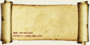 Josif Kljajić vizit kartica